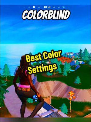 Best Color Setting In Fortnite(FULL VIDEO ON MY YT)🔥 #fortnite #fortnitetips #fortnitesettings #colorsettings #xmar2x 