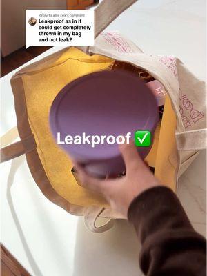 Replying to @allie cox No more worrying about work bag spills! 🤭🥰 #leakproofbento #bentobowl #bentobox #bentoboxlunch #worklunch 