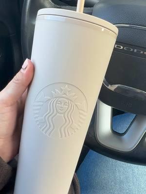 The prettiest neutral tumbler 🤍 #starbucks #newstarbuckscup #neutralaesthetic #neutraltumblers #starbuckscup #newtumbler #starbucks #fypシ゚viral #fyp 