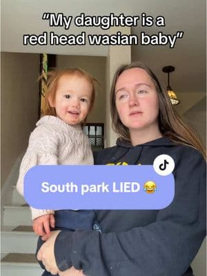 It’s HILARIOUS how many times ive gotten this 😂😂😂 I’ve never watched the show so i had NO clue what people were talking about until i looked it up 😬😂 #southpark #wasian #redhead #ginger #interracialcouple #mixedfamily #mixedcouple 