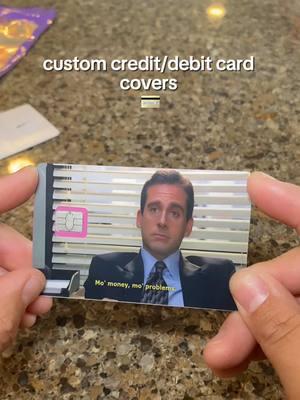 i’m a huge office fan so had to get this one 🥹💗💗💗 these are so fun and there are so many options!! • • • #TikTokShop #newyearnewaura #spotlightfinds #debitcardstickers #vinylstickers #tiktokshopfinds #theoffice #michaelscott #dwightschrute #jimhalpert #musthave #theofficefans 