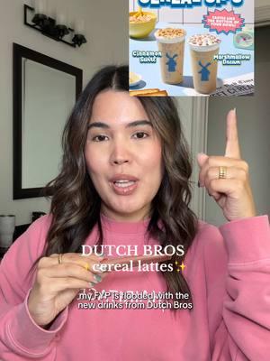 @Dutch Bros Coffee cereal latte’s ! Both sooo good my favorite of course is the marshmallow 🍒 #dutchbros #dutchbro #dutchbroscoffee #dutchbrosdrinks #whatiorder #dutchbrosorders #comewithme #drinkreview #dutchbroscereal #cereallatte #icedcoffee 