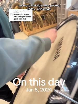 18 million and counting #onthisday #asmr #throwback #bandkid #band #percussion #viral #band 