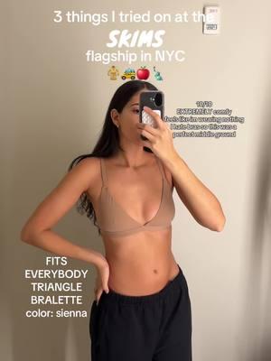 1st ever SKIMS try on🧥🚕❤️ let me know if there’s anything else you’d want to see! The flagship is GORGEOUS irl. Get there at opening on a weekday to avoid busy lines! #skims #nyc #fashion #tryon #skimsreview #skimstryon #thedifedes 