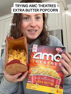 #ad Have you tried AMC Theatres EXTRA butter microwavable popcorn? Use the link in my bio to find the closest retailer near you! #amctheatres @AMC Theatres 