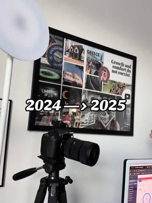 Swapped out the vision board, big things coming in 2025!! #visionboard #creatorsearchinsights #biggoals #personalbranding #contentcreator 