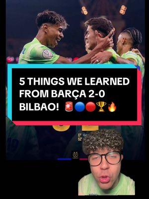 Barcelona 2-0 Athletic Club Bilbao Match Highlights Reaction #fyp #fypシ #fcbarcelona #barca #athleticclub #lamineyamal #gavi #supercopa #szczesny #pedri #raphinha #dejong #lewandowski #realmadrid #viscabarca #footballtiktok #soccertiktok #barcelona #barcafanns #xyzbca #viral 