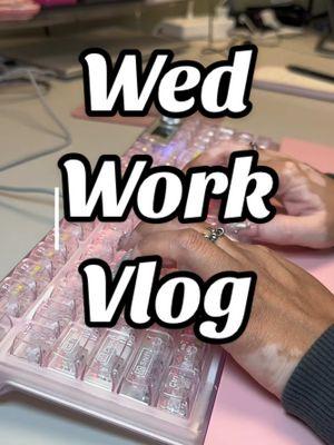 I can’t believe I’m not wearing pink today  #fyp #workvlog #pinkkeyboard #pinkoffice #officevlog #comeworkwithme #typingasmr #typingspeed #keyboardasmr #stanley #boggbag #lovevook #apple @BoggBags @Stanley Brand @OQQ US 