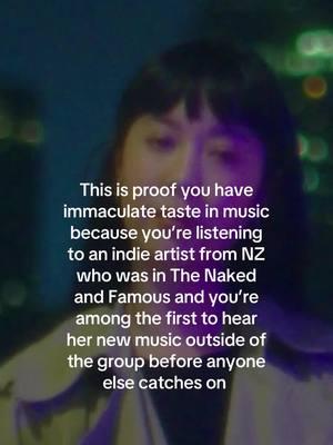 This is proof you have immaculate taste in music bc you’re discovering an indie artist from NZ who was in your fav indie band from the 2010’s before anyone else #indieartist #newmusic #chaotic 