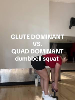 Hope this helped! #quaddominant #glutedominant #exercise #legday #exercisetips #workouttips #personaltrainer 