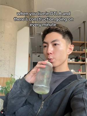 but literally, why is there always construction going on?! 🥲🏙️👷🏻#losangelesapartment #livinginlosangeles #dtla 