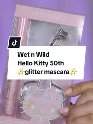 Checking out @wetnwildbeauty glitter mascara that I got from @ultabeauty  🧡 to see if it's Magic 🪄✨️ or Tragic 👀 And CLEARLY, it's Magic 😍🪄🌟 #wetnwildbeauty #HelloKitty50th #crueltyfree #glittermascara #glitter #mascara #mascarareview #ultabeautyfinds #makeuptrend2025 