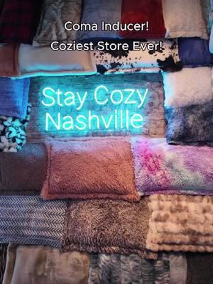 Hey Nashville? Is the cold weather making you look for a cozy solution? Come visit us for the softest bedding you have ever felt! #colorfulbedding #nashville #nashvilletn #cloudbedding #cozyaesthetic #cozyblanket #tennessee