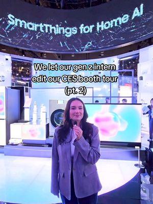 We had to do a pt 2 cause there was too much cool stuff (stay tuned for more in-depth videos on said cool stuff) #CES2025 #AIForAll #SmartThings 