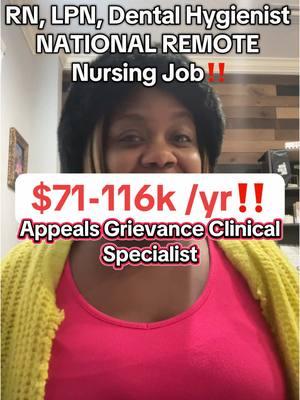 RN, LPN, Dental hygienist remote nursing job hiring NOW‼️ Run to LinkedIn or Healthfirst to Apply!💃🏽💃🏽 . . #remotenurse #dentalassistant #dentalhygienist #dentaljobs #dentalwork #remotework #appeals #grievance #clinicalspecialist #clinicaljobs #lpn #rn #remotenursing #nursingjobs #nationalwork #highoayingjobs #careercoach  #healthcarejobs #healthfirst #linkedin 