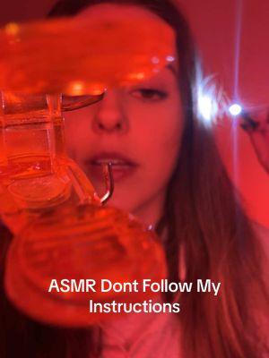 ASMR Dont Follow My Instructions 🤐         #asmr #asmrsounds #asmrvideo #asnrtriggers #asmrtiktoks #asmrtiktok #asmrfollow #asmrfollowmyinstructions #asmrfocus #asmropposite 