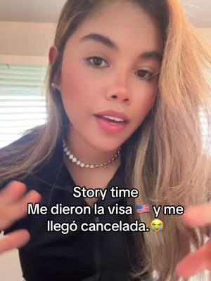 Story time  Me dieron la visa 🇺🇸 y me llegó cancelada.😭 #visa #cancelada #visacancellation #embajada #embajadaamericana #storytime #colombianosenelexterior #colombianosenusa #latinos #procesomigratorio #colombia #fypシ #foryourpage #paratiiiii 