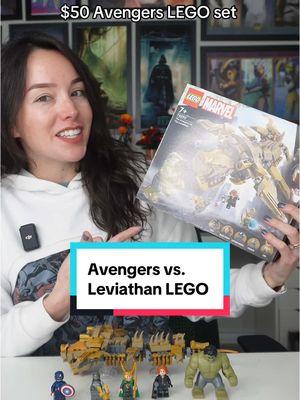 LEGO Marvel Avengers vs Leviathan  347 pieces $49.99 USD  Thanks so much to The LEGO Group for gifting me this set for review! #fyp @LEGO  #rlfm #76290 #review #marvel #avengers 