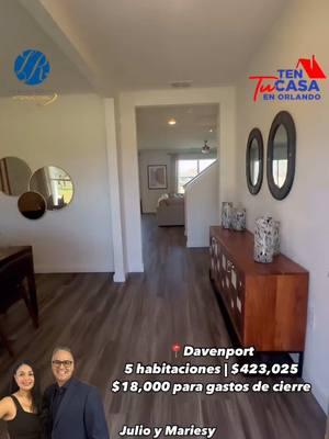 📍Davenport🚨 Casa de 5 habitaciones y una de ellas, en planta baja. $$423,025. 🏠 2,601 Sq ft / 5 habitaciones/ 3 baños/ Loft \ 2 puestos de garage. ✅ Excelente ubicación a pocos minutos de La I-4.  Julio Peña y Mariesy Dávila La Rosa Realty Internacional 📱Contáctanos al 407-2726084 y 407-5484718 📍1420 Celebration Blvd, Suite 104. Celebration, FL 34747. #CasasenFlorida #Casasnuevas #CasasenDavenport #CasasenLakeland #CasasenWinterHaven #CasasenOrlando #casasensaintcloud #RealtorenOrlando #Realtor #Asesorinmobiliario #propiedadesvacacionales #championsgate #Casasenkissimmee #vacacionesenorlando #Liveinflorida #Orlando #OrlandoRealtor #Realestatelife #luxuryhomes #windermere #Disney #universal #CasasenClermont #CasasenWinterGarden