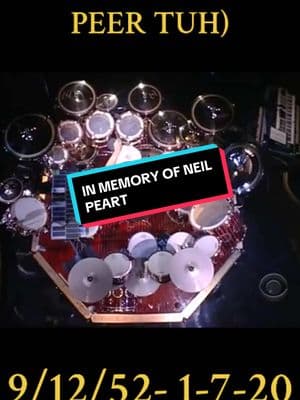 Forgot to post yesterday. Made 5 years already he’s been gone.  May you be rocking in heaven sir Neil #neilpeart #rush #drums 