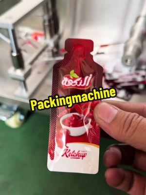 Do you like this shape?#packingmachine #fillingmachine #sealingmachine #liquidpackingmachine #jampackingmachine #packagingmachine #ketchup#machine 