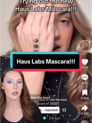 Trying out the new @Haus Labs by Lady Gaga mascara!!! #hauslabs #mascara #mascarareview #lipsticklesbian #jeffreestar #makeupreview #greenscreenvideo 