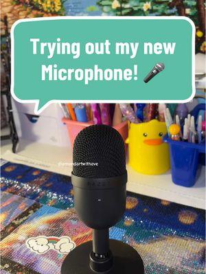 I finally am able to try out my new mic for my videos!! I absolutely love the audio now and it’s so nice! Watch to hear the crispy sound #diamondartwithave #viral #diamondart #diamondpainting #unboxing #diamondartkits 