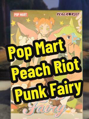 Opening our first Peach Riot Punk Fairy🤟🏻🧚‍♀️ from Pop Mart!  @POP MART US  #popmart #popmartunboxing #peachriot #peachriotpunkfairy #peachriotblindbox #peachriotopening #unboxing #fairy #figures #justpillz 