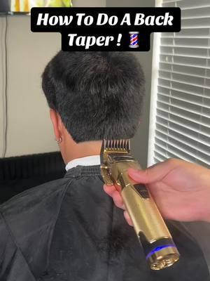 Step By Step On A Back Taper ! 💈 #fyp #barber #barbertiktok #houstonbarber #htxbarber #beginnerbarber #houstonbarbershop #tutorial #tapertutorial 