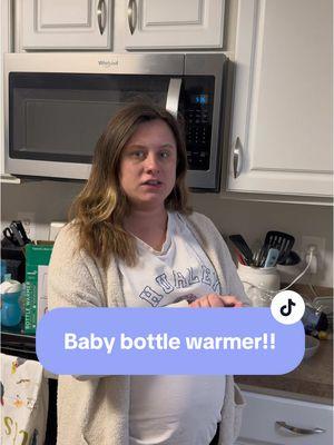 So excited to try this out we didn’t have one with our first #bottlewarmer #MomsofTikTok #pregnant #bottle 