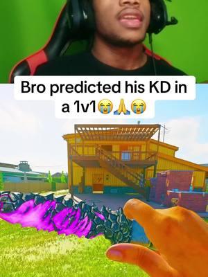 Bro predicted his KD in a 1v1😭 #warzone #warzonefunnyclips #gaming 