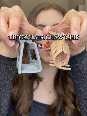 Thank you @gimme beauty for making a better claw clip that actually holds thick hair! #thickhair #hairstyle #clawclip #clawcliphairstyles #thickhairproblems 