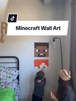 @Kassi Mansfield and her little boy have us 😭🥹🥹 #Minecraft #minecraftdecor #minecraftwall #minecrafttheme 