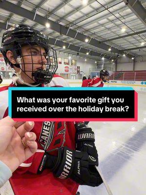 What was ya’ll’s favorite thing you got over the holiday break? #hockey #hockeyboys #hockeygoalie #hockeytok #hockeytiktoks #northcarolina #raleigh #nc #usphl #jrcanes #holidays #gifthaul #christmasgift #juniorhockey 