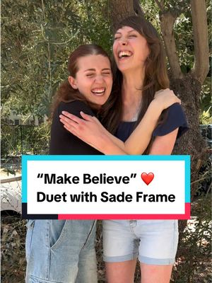 Flew from KY to LA to meet my friend @Sāde Frame and what a dream come true to sing my new song “Make Believe” with her 🥹❤️ #singers #acapella #losangeles #aisleyautumn #makebelieveaisleyautumn 