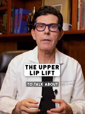 The upper lip lift is having a moment—and for good reason! This refined procedure is ideal for those over 40 who’ve noticed the distance between their nose and upper lip lengthening or a loss of the red portion of the lip. With a well-hidden 'bullhorn' incision around the nostrils, it offers a subtle, youthful rejuvenation.  For younger patients (20–35), fillers are often a better choice for enhancing volume without surgery. It’s all about choosing the right approach for your goals! #upperlip #upperliplift #liplift #doctorexplains #beverlyhillsplasticsurgeon