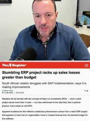 The SAP S/4Hana ERP implementation at Spar Group in South Africa appears to have been a disaster. What should they have done differently? #sap #s4hana #erp #digitaltransformation #southafrica #spargroup 