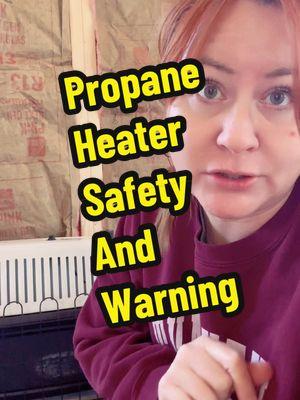 🚨 Propane Heater Warning #safetyfirst #offgridliving #shedtohouse #offgridcabin #selfsufficient #propane #carbonmonoxide #humidityproblems #warning⚠️ 