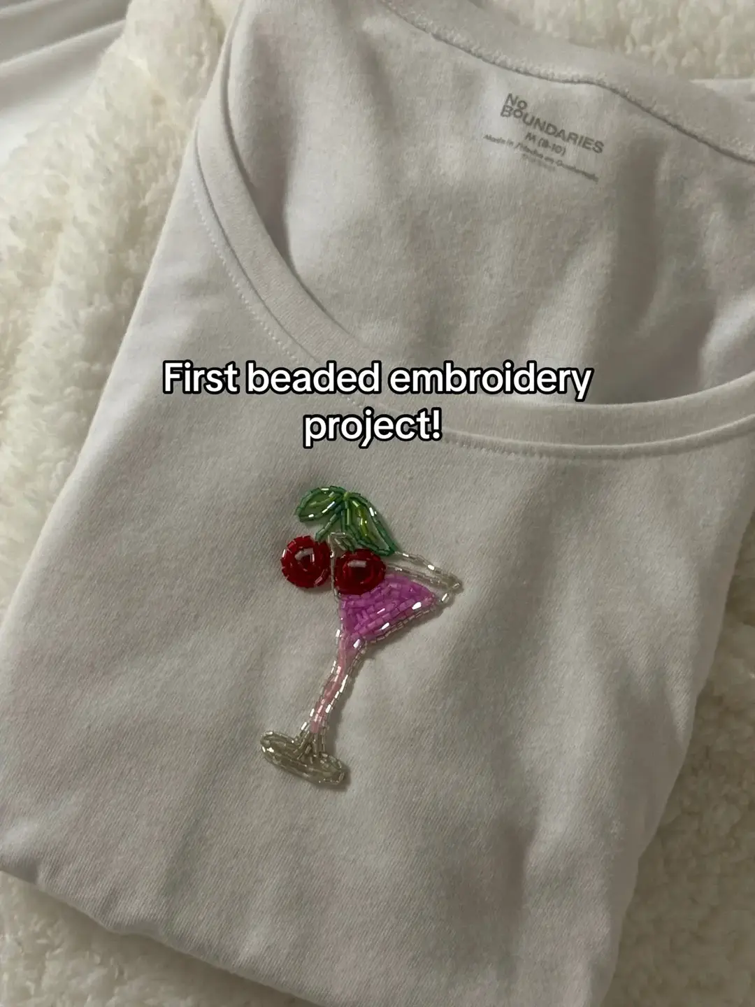 #embroidery #beginner #martiniglass #embroidery #foryou 