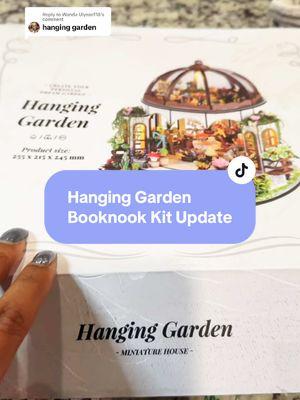 Replying to @Wanda Ulysse118 this hanging garden book nook kit has a TON of pieces and you have to make all the flowers. I personally like doing things like this. I think it’s relaxing. The instructions are really clear and I love the pieces I’ve made for this booknook kit so far! I can’t wait to show y’all when she’s finished. Follow me to see what this hanging garden booknook kit will look like and check out my booknook kit playlist! #booknook #booknookdiy #bookshelfdecor #gardenbooknook #booknookkit #booknooks #ConSantanderConecto 