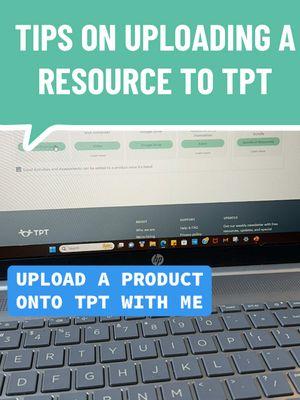 How to upload a product onto TPT without spending a ton of time. #tpt #tptseller #tptsellertips #tptsellerbeginner 