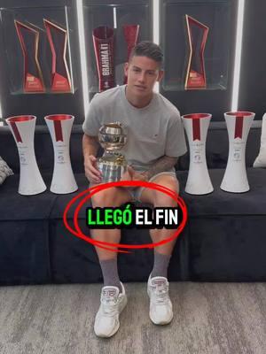 Llegó el fin de la carrera de este futbolista  #futbol #james #jamesrodriguez