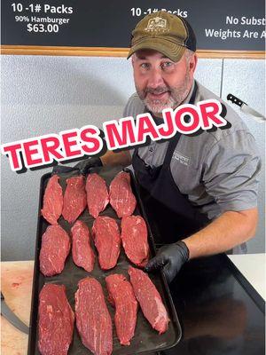 Looking for a steak that's tender, flavorful, and perfect for feeding a crowd? Meet the Teres Major! 🔥 This lesser-known cut is quickly becoming a fan favorite, especially for large families or catering events. #WildCountry #Steak #WCM #Beef #Oklahoma #TeresMajor #Catering