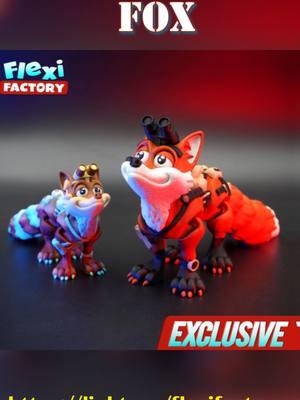 #flexifactory Exclusive Special Ops FOX... now available for @patreon and @myminifactoryTribes members!  https://linktr.ee/flexifactory  #3d #3dprint #3dprinting #3dprints #stl #flexible #flexy #fox #specialforces #animals #cuteanimals #patreon #myminifactory #tactical #mission #foxes #3mf #bambulabs #ams #linktree #members #exclusive