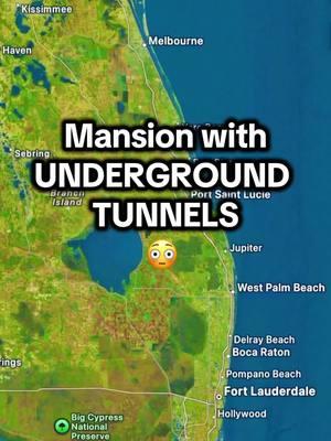 How rich do you need to be…to buy a tunnel 🤨  #googlemaps #googleearth #underground #tunnel #mansion #hollywood #weird #realestate #florida #westpalmbeach 