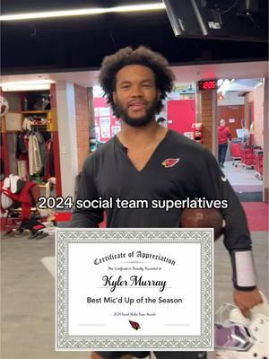 the social team’s superlatives are here 😂 #azcardinals #nfl #award 