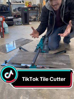 I am still amazed every time I pull this TikTok shop tile cutter out! I have used a sigm, and montoli, cutters for the last 15 years of my 27 in the Tile field, my sigm, the same size as this one, cost $800! When I’m not cutting our 10 foot porcelain slabs, this TikTok shop tile cutter has been my go to for all traditional tile installs. It is so much more lightweight and easy to use with the push score, compared to my bulky sigm, and I have been wanting to really give this cutter the beans and put it to the test! So I’ve been pulling it out every time I need to cut traditional ceramic or porcelain tiles. I’m still blown away that this cutter is only $105! And I have found it to be far better than any of the big box store, DIY, tile cutter models. #Ti#TileCutterc#ScoreAndSnapi#TileInstallationi#TileToolsi#TileInstalleri#TileSetteri#TileTokTi#Tilee#CeramicTileo#PorcelainTilea#LargeFormatTileT#CTI900