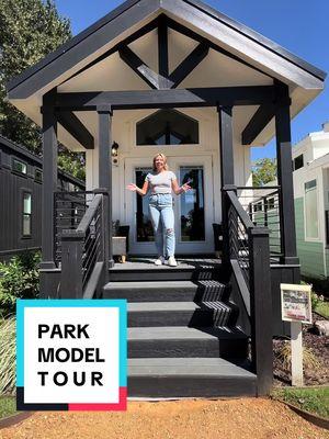 Who else loves the APS-527BSL? With contemporary features, a loft, and TONS of storage. This model is a beaut. Showcased at @LibertyTinyHomes  #parkmodel #hometour #hometours #tinyhome #tinyhometour #manufacturedhomes #homes #fyp #mobilehome #prefabhometour #modularhome #contemporaryhome #housetour #texas #texascheck #texasrealestate #farmhouse #farmhousedecor #farmhousestyle #VocêNasceuParaMudar 