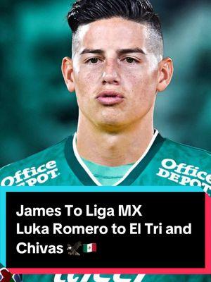 James to Leon 🦁🇲🇽 #futbol #Soccer #jamesrodriguez #colombia #futbolmexicano #clubleon #hevifutbol #chivas #lukaromero #seleccionmexicana #miseleccionmx 