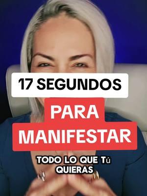 17 segundos para manifestar lo que quieras, si piensas y sientes lo que si quieres durante 17 segundos, vendra otro pensamiento y sentimiento que te guste por ley de traccion y si sigues asi, el universo te traera mas eventos que tengan que ver con ese sentir y manifestaras todo lo que quieras! #manifestacionespositivas #manifiestatusdeseos #mi_universo_y_yo #leydeatracción #eluniverso #manifestardeseos #manifestar   #manifestacion 